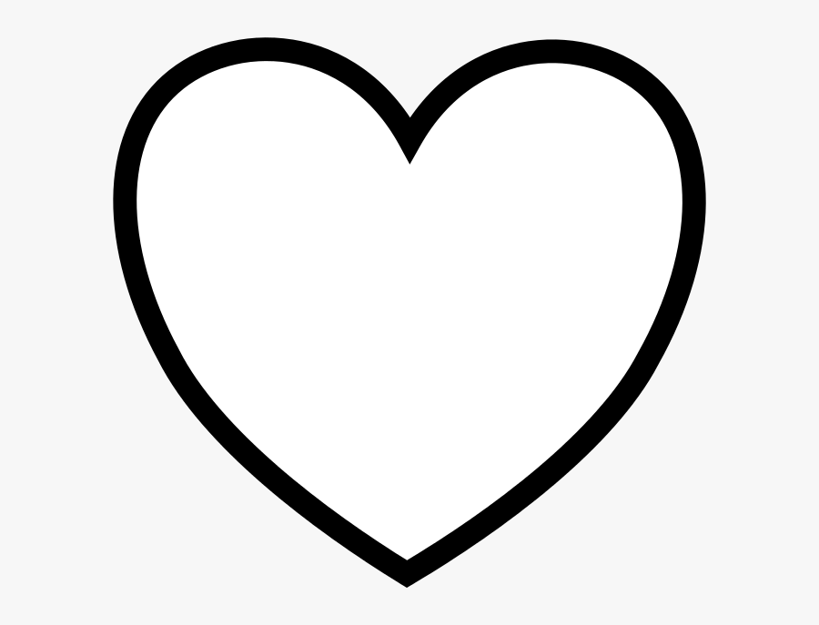 Clipart Heart Coloring Book - Drawing Heart, Transparent Clipart