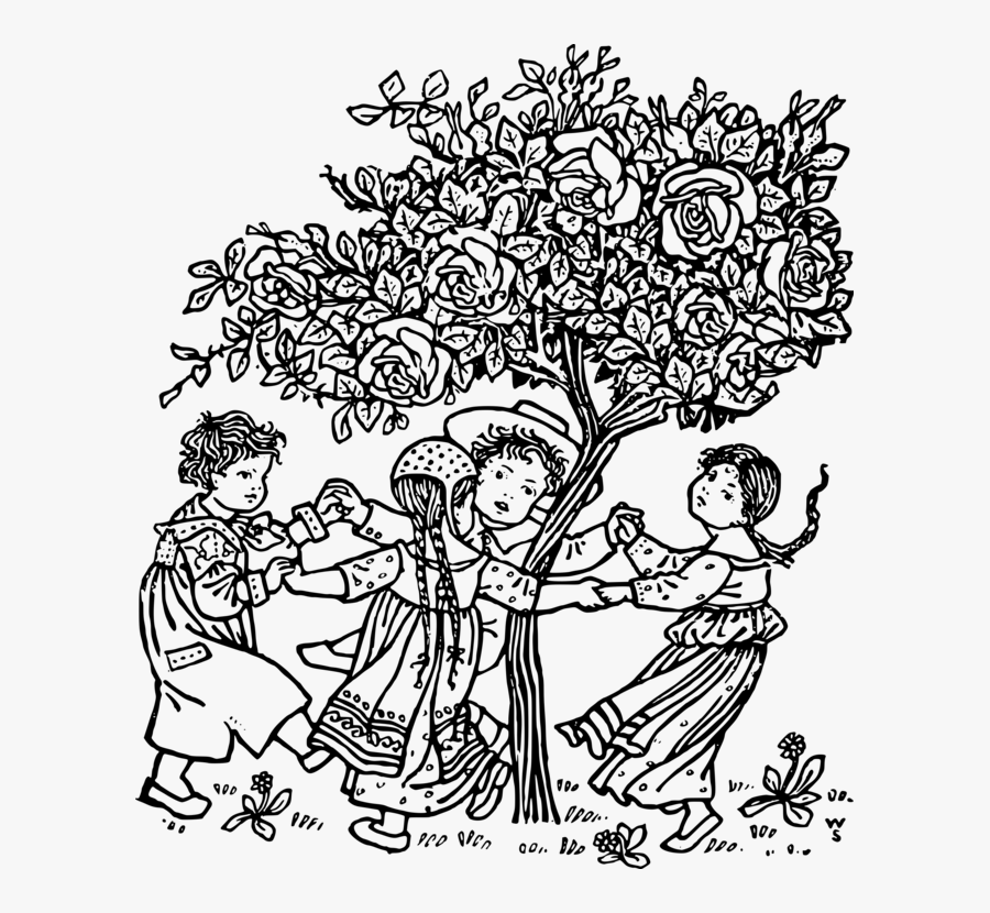 Art,monochrome Photography,text - Playing Under The Tree Clipart Black And White, Transparent Clipart