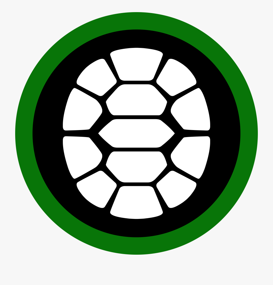 Ninja Turtles Logo Png - Black And White Gemstone Clipart, Transparent Clipart