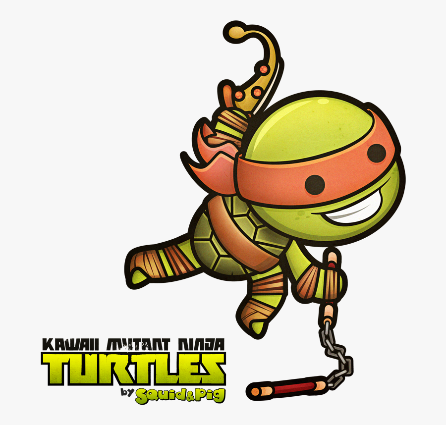 Transparent Tmnt Clipart - Cute Baby Ninja Turtle, Transparent Clipart