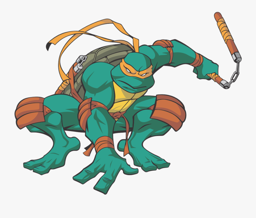 Tmnt Michelangelo Vector - Teenage Mutant Ninja Turtle Sign, Transparent Clipart