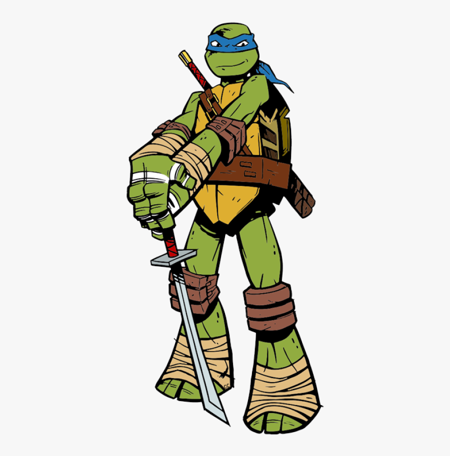 Ninja Turtles Png, Download Png Image With Transparent - Leonardo Ninja Turtle Cartoon, Transparent Clipart