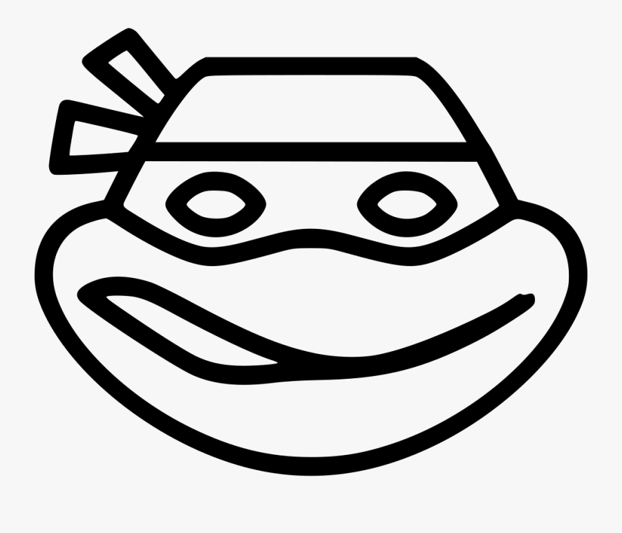 Ninja Turtle Raphaelo Humanoid Comments - Ninja Turtle Icon Black, Transparent Clipart