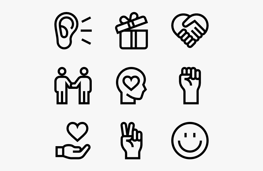 Friendship - Social Media Logo Drawings, Transparent Clipart