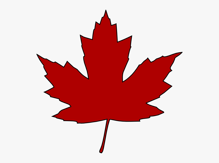 Clip Art Canadian Maple Leaf, Transparent Clipart