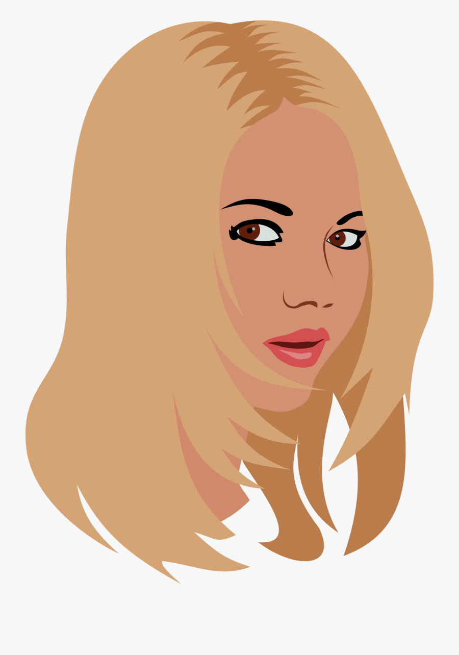 Beauty No11 Rapture - Dark Hair Hair Clip Art, Transparent Clipart