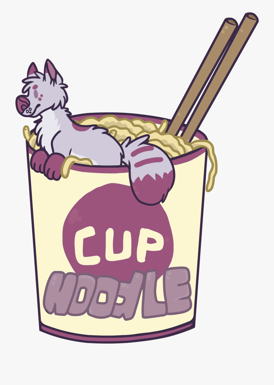 Instant Noodle Junk Food Chinese Noodles - Cup Noodles Cartoon Png, Transparent Clipart