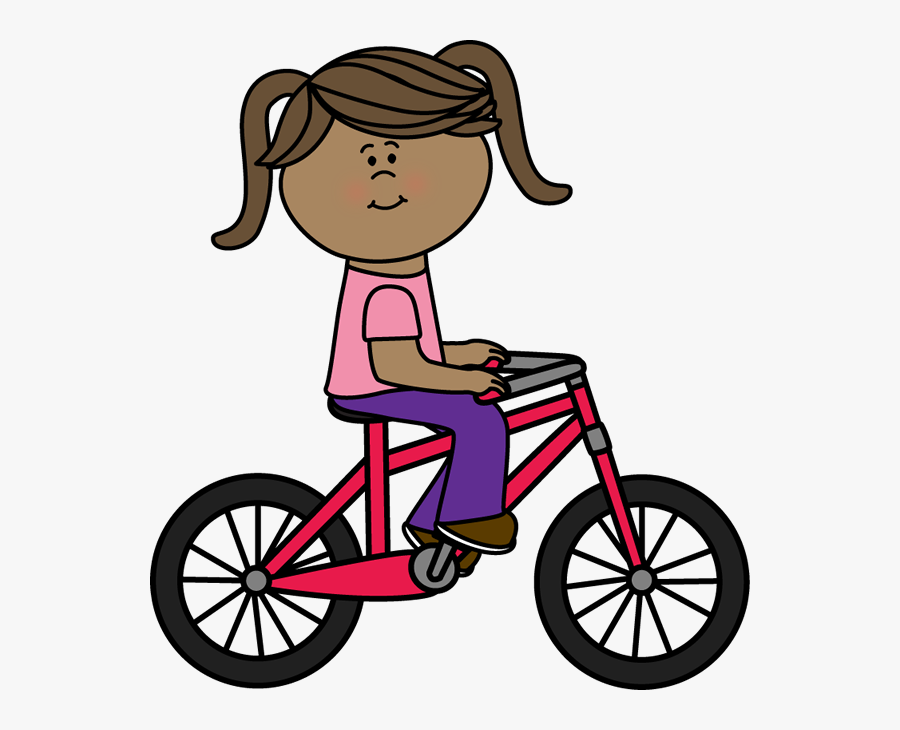 Cycling Free On Dumielauxepices - Ride A Bike Clipart, Transparent Clipart