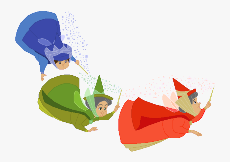 Download Sleeping Beauty Png File For Designing Projects - Fairy Godmother Sleeping Beauty Png, Transparent Clipart