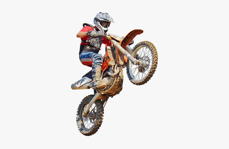 Motocross Dirt Bike Jump Tran - Motocross Png, Transparent Clipart