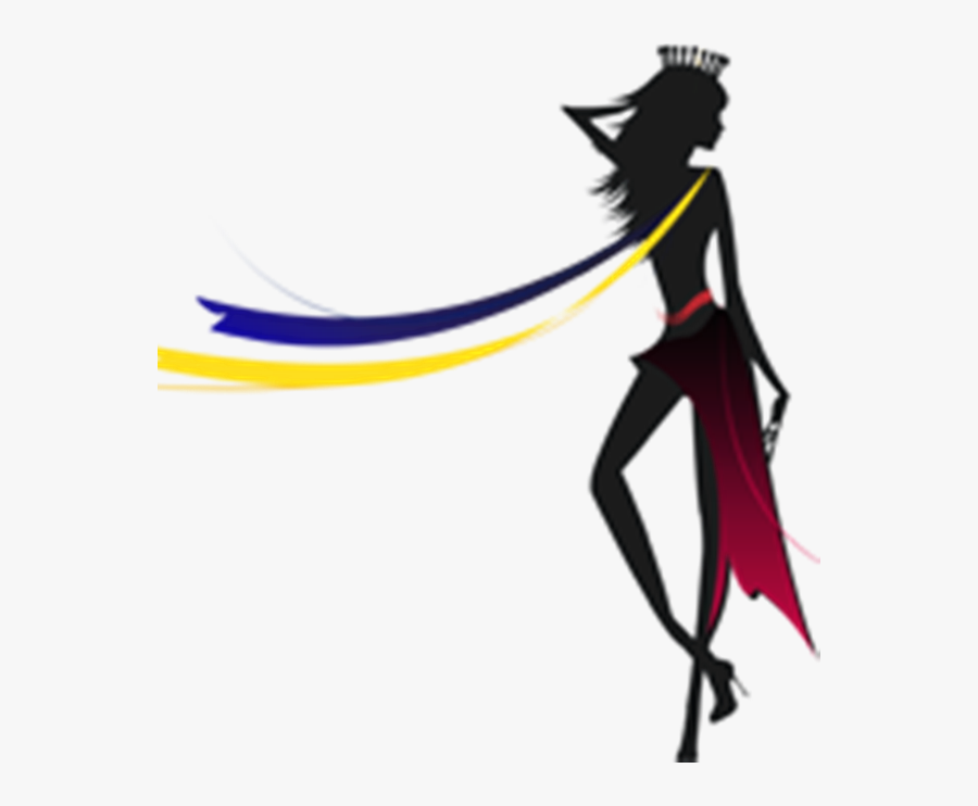Silhouette At Getdrawings Com - Beauty Queen Silhouette Png, Transparent Clipart