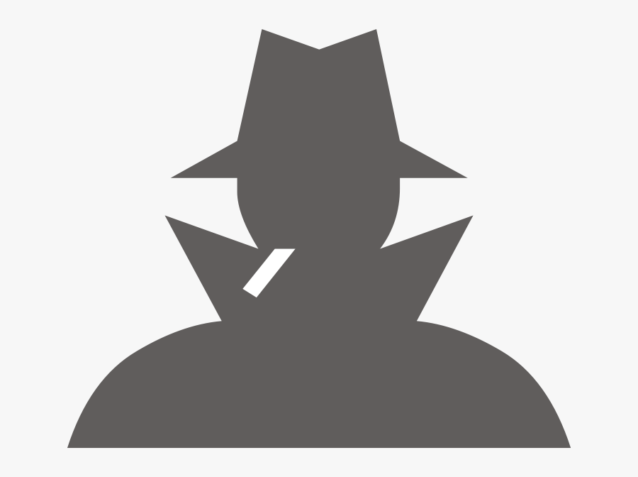 America After Dark - Silhouette Of A Criminal, Transparent Clipart