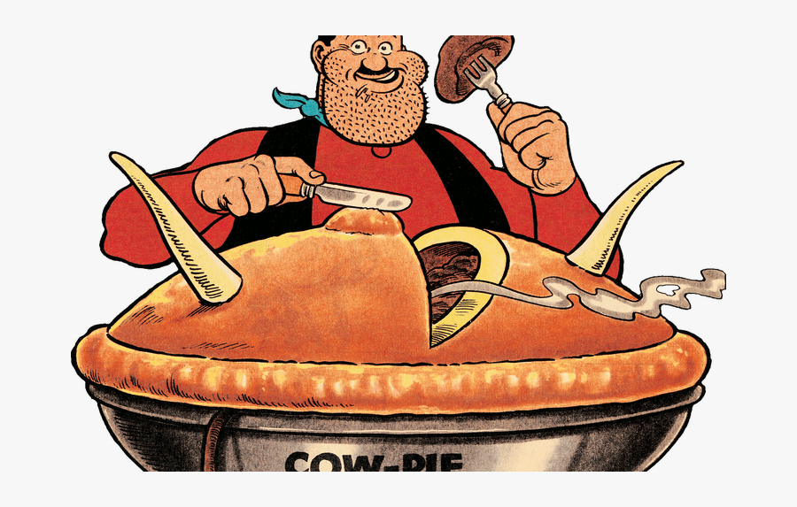 Crime Clipart Mixed Economy - Desperate Dan Eating Pie, Transparent Clipart