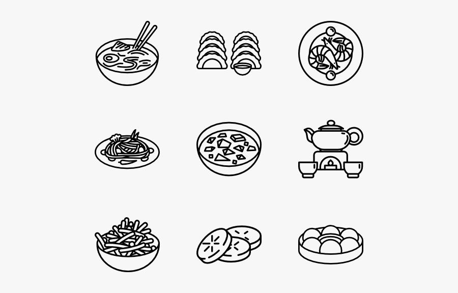 36 Chinese Food Icon Packs - Chinese Food Icons Png, Transparent Clipart
