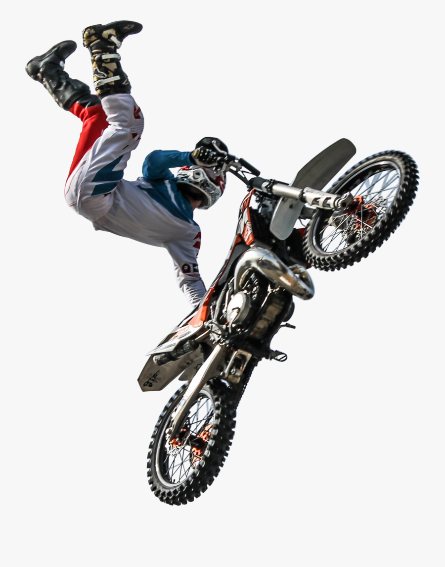 #freetoedit #dirtbike #motocross #png #sticker #jump - Dirt Bike Jump Png, Transparent Clipart