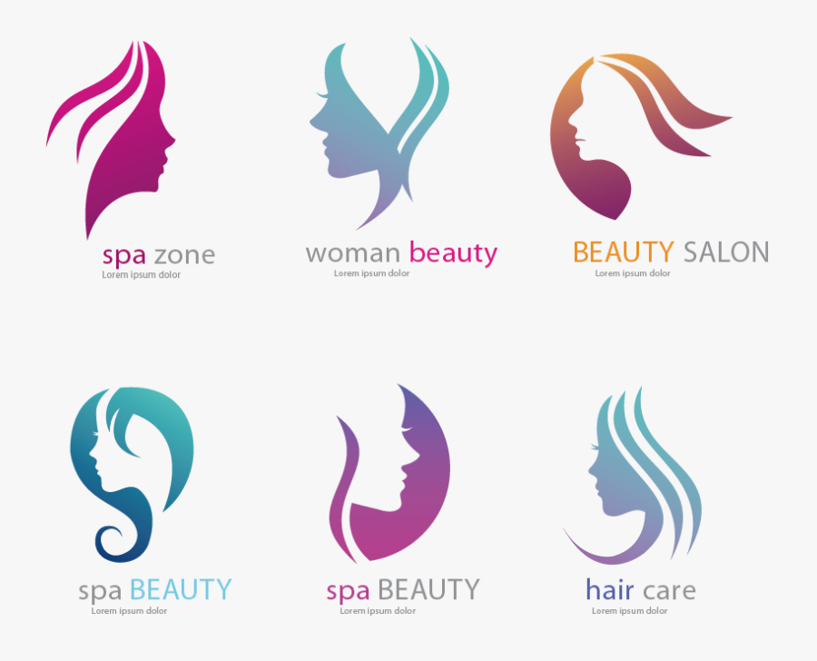 Salons Salon Beauty Parlour Nail Flag Logo Clipart - Vector Logo Beauty Parlour, Transparent Clipart