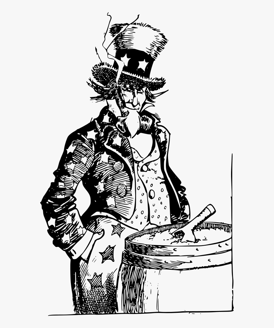 Evil Uncle Sam - Evil Uncle Sam Drawing, Transparent Clipart