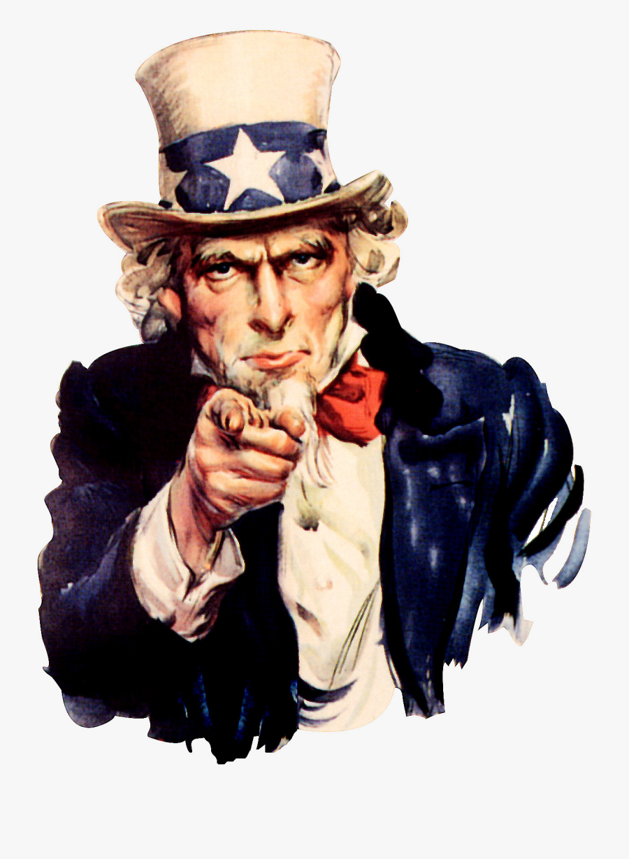Uncle Sam Clipart, Transparent Clipart