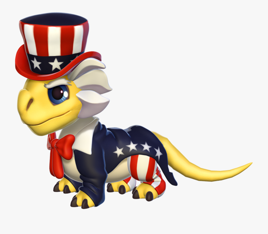Uncle Sam Dragon Baby - Uncle Sam, Transparent Clipart