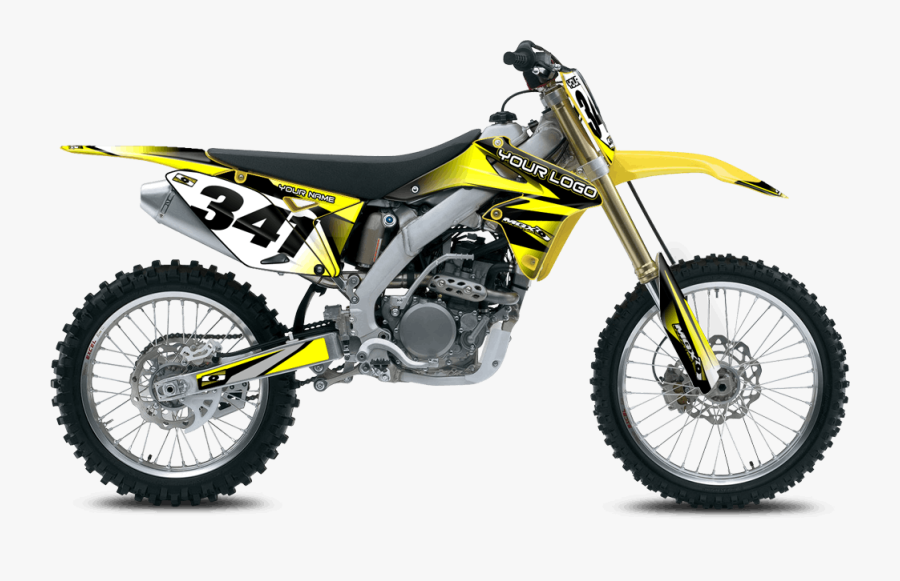 Clip Art Motocross Banner - Suzuki 250 Rmz 2010, Transparent Clipart