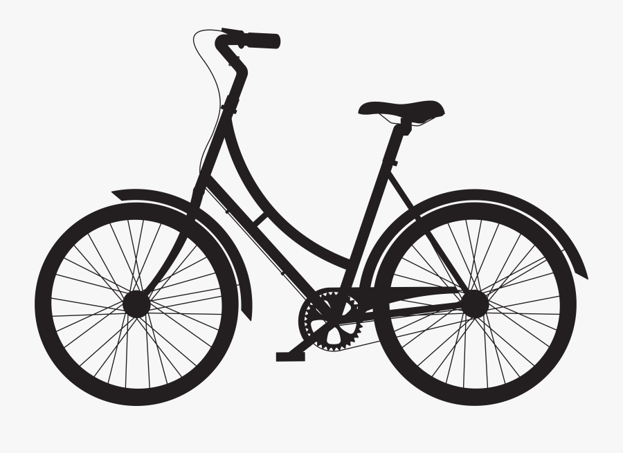 Bike Clipart Silhouette Png - Vector Bike Silhouette Png, Transparent Clipart