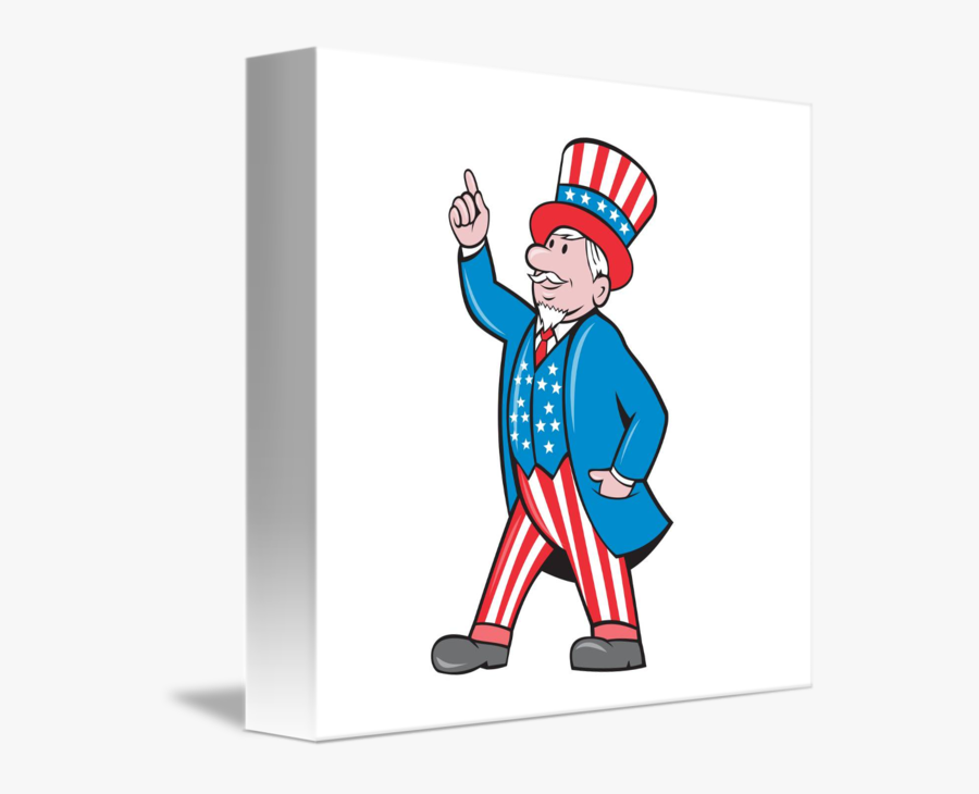 Uncle Clipart Kind Family - Uncle Sam Cartoon Drawing, Transparent Clipart