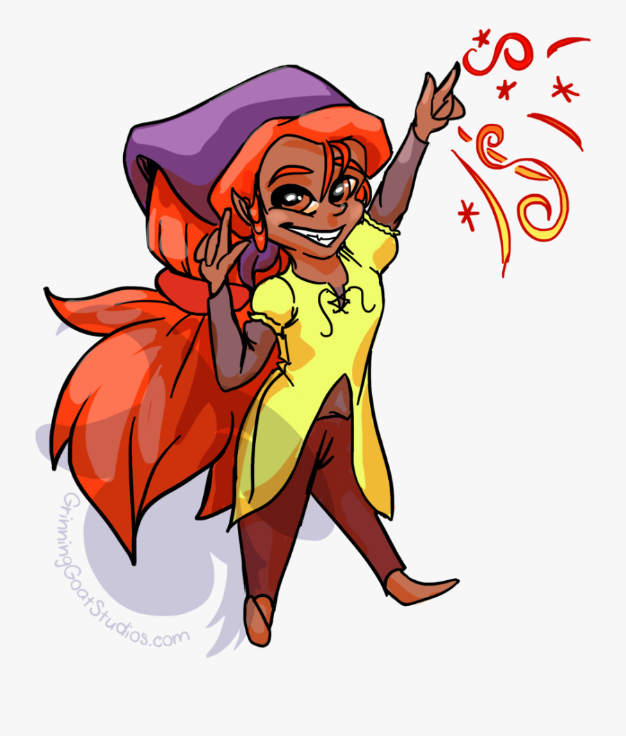 Tiffle Pyrobauble, Gnome Sorcerer Clipart , Png Download - Cartoon, Transparent Clipart