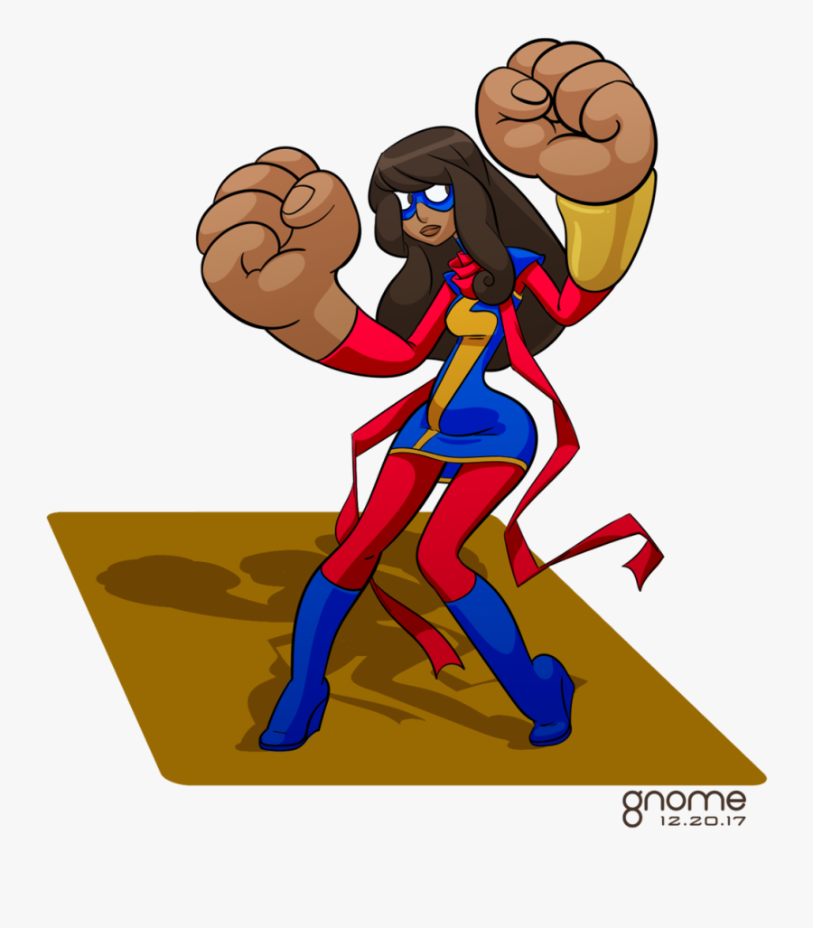 Basketball Seams Clipart - Body Inflation Ms Marvel, Transparent Clipart