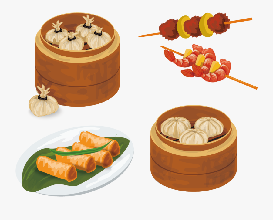 Transparent Fortune Cookie Png - Asian Food Vector Png, Transparent Clipart