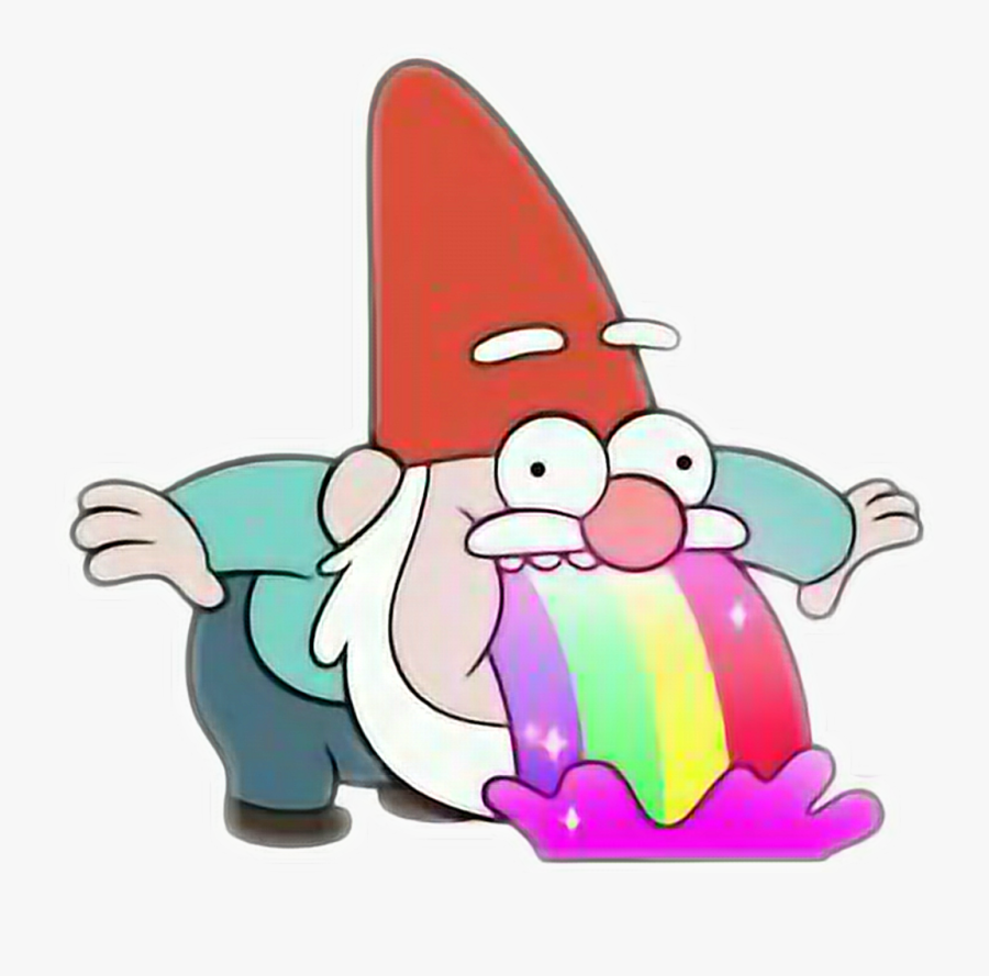 Rainbow Gnome, Transparent Clipart