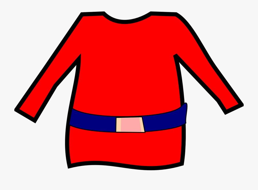 Elf Red Shirt Free Picture - Elf Shirt Clipart, Transparent Clipart