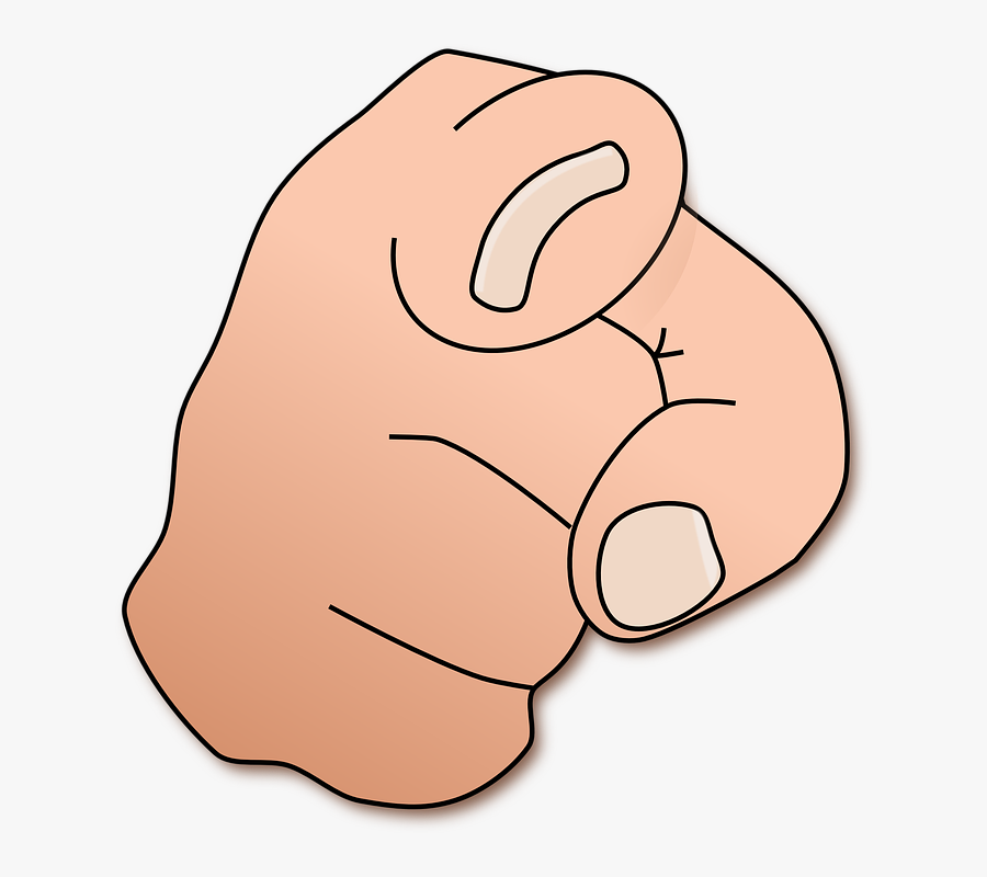Finger Pointing Svg Clip Arts - Finger Pointing You Png, Transparent Clipart