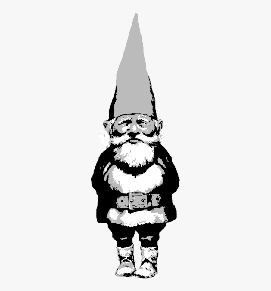 Collection Of Free Gnome Drawing Smoking Download On - Garden Gnomes Drawing, Transparent Clipart