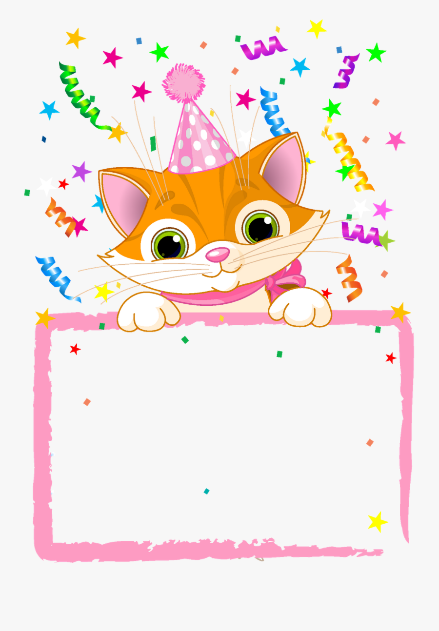 Birthday Png - Marcos Para Cumpleaños Animales, Transparent Clipart