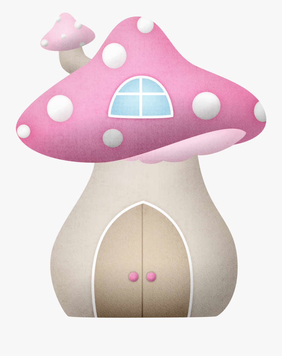 Png Black And White Stock Ef D A - Pink Mushroom House Clipart, Transparent Clipart