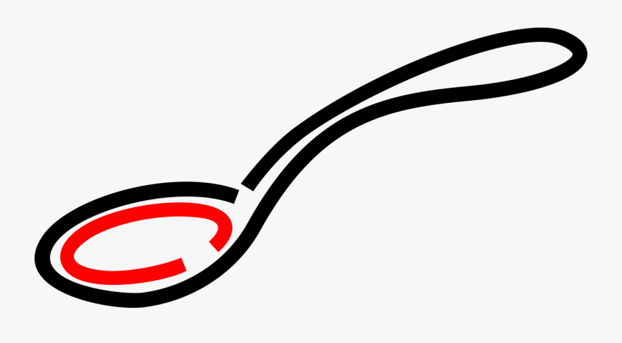 Vector Illustration Of Spoon And Medication Cough Syrup - Medicine Syrup Spoon Png, Transparent Clipart