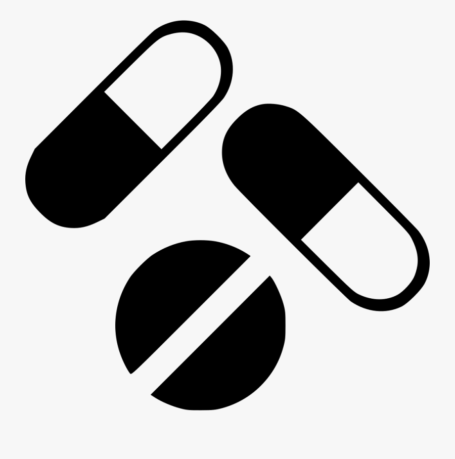 Svg Icon Free Download - Drugs Logo Black, Transparent Clipart