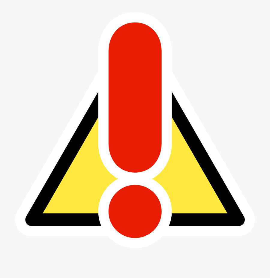 Primary Gnome-warning Clip Arts - Critical Clipart Png, Transparent Clipart