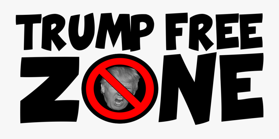 Trump Free Zone, Transparent Clipart
