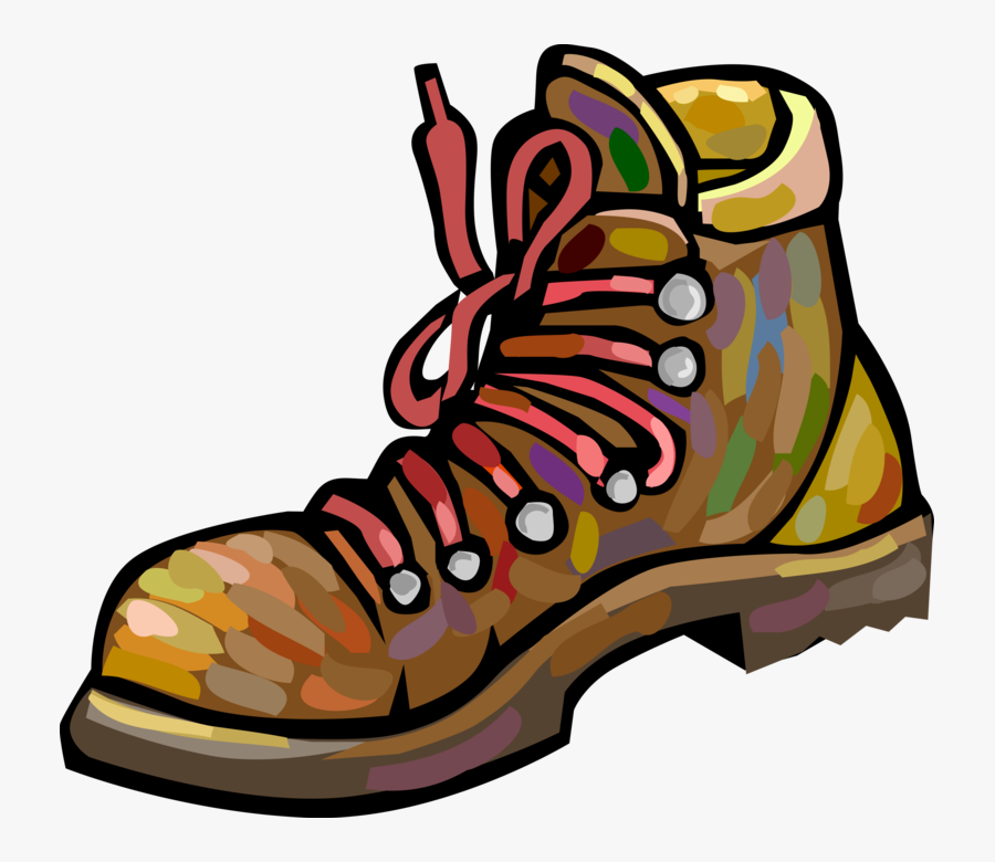 Vector Illustration Of Construction Safety Work Boots, Transparent Clipart