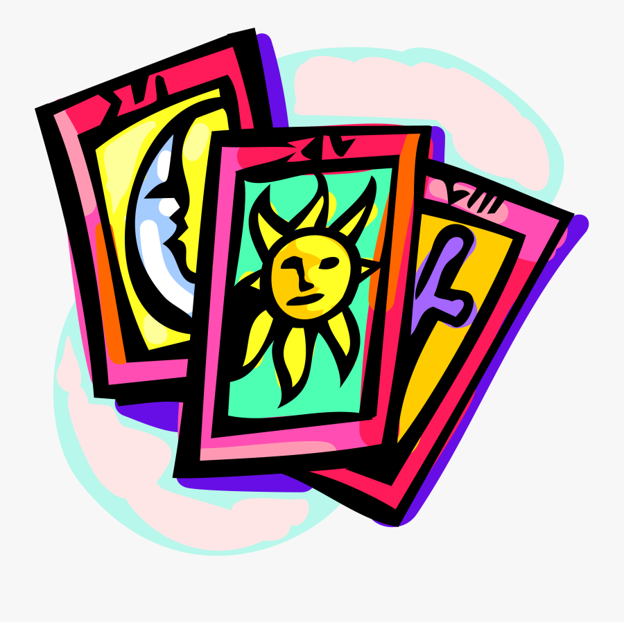 Tarot Cards Clip Art, Transparent Clipart