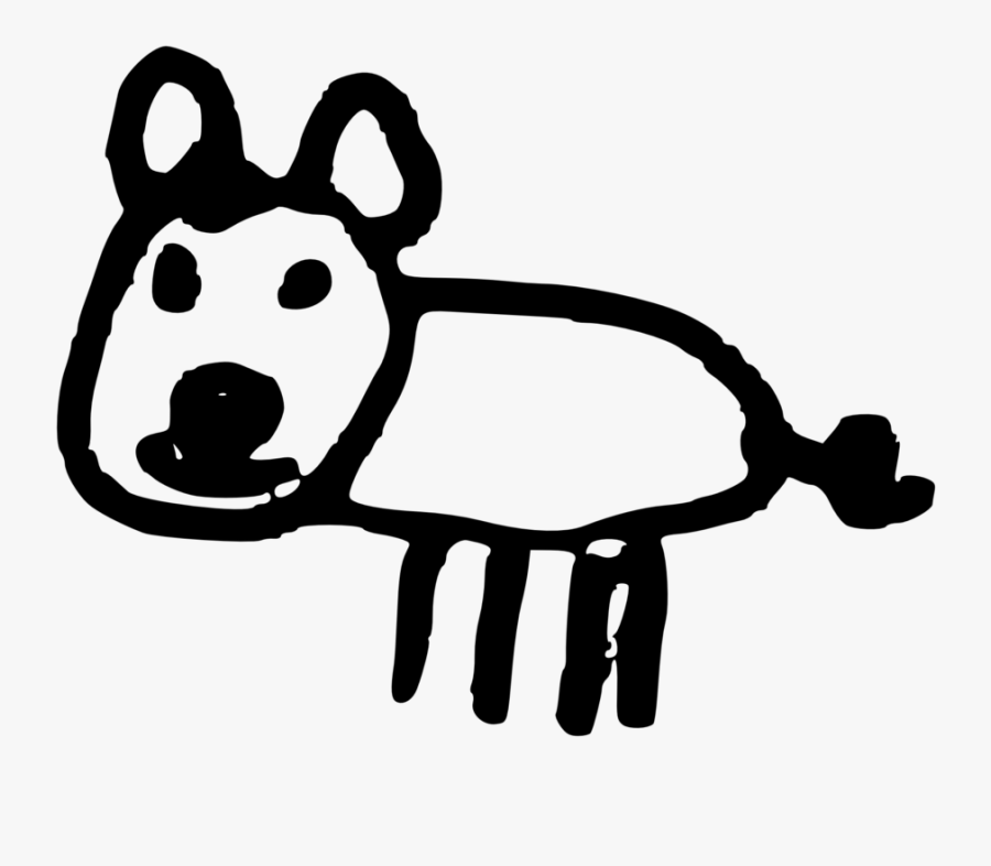 Art,monochrome Photography,carnivoran - Clip Art Black And White Guinea Pig, Transparent Clipart