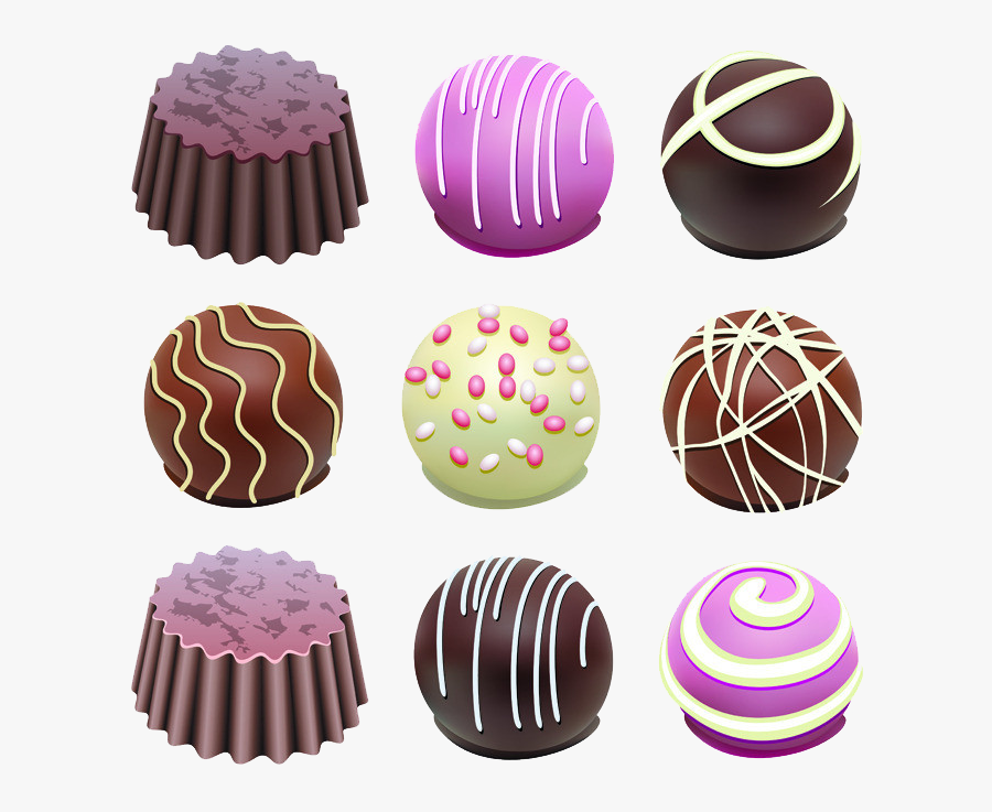 Chocolate Bar Bonbon Candy - Cake Ball Clip Art, Transparent Clipart