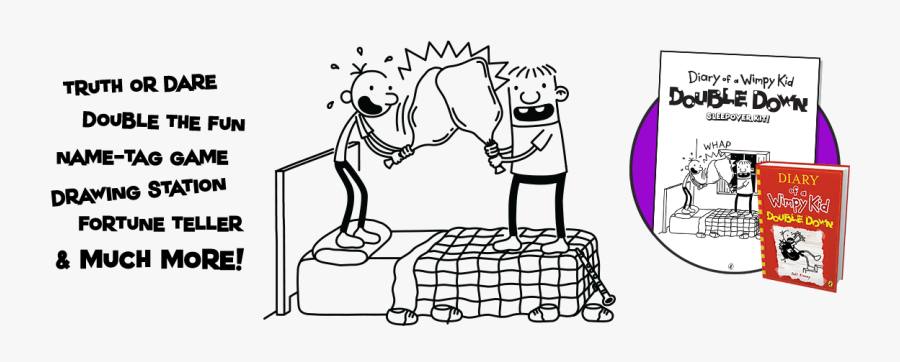 Kids Downloads Wimpy Kid - Rowley Diary Of A Wimpy Kid Double Down, Transparent Clipart