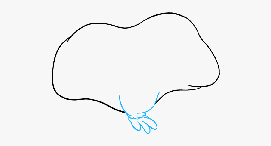 How To Draw Guinea Pig - Line Art, Transparent Clipart