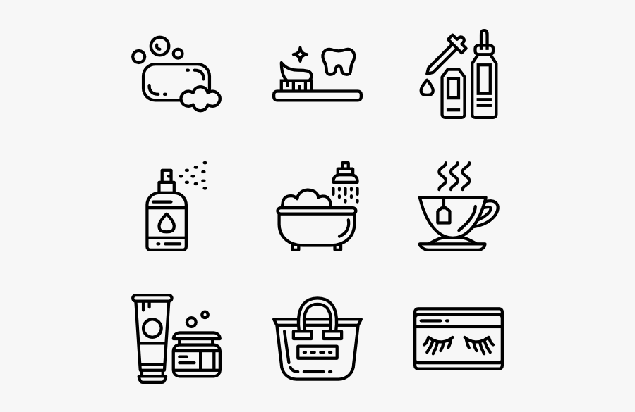 Beauty - Activities Icon Vector, Transparent Clipart