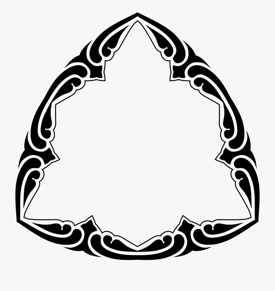 Makeup Mirror Vector - Marco Triangular Png, Transparent Clipart