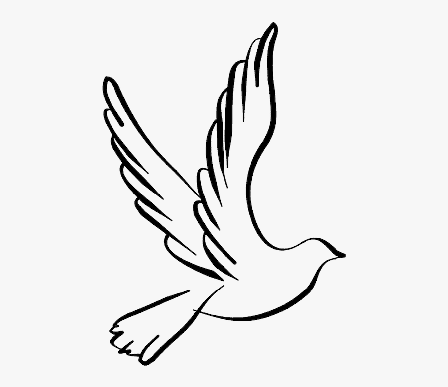White Dove Clipart Dove Open Wing - Holy Spirit And Kids, Transparent Clipart