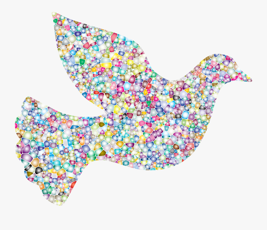 Party Supply,sprinkles,pigeons And Doves - Colorful Dove Png, Transparent Clipart