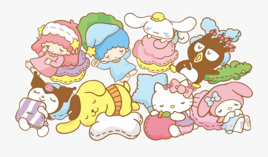 Lovely Sleep Sanrio Hellokitty - Good Night My Melody, Transparent Clipart